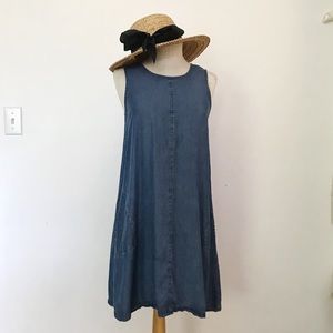 Dalia Chambray Dress w pockets